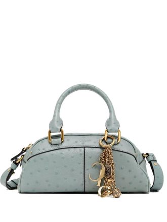 Chlo&eacute; small charm-detail tote bag - Green