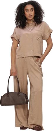 Knit-ted Dames, Blouses & Shirts, Beige, Maat: M Viscose