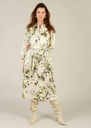Yest Ilsa Dress In Natural/multi Colour
