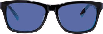 Lacoste Blue Square Unisex Sunglasses L683S 002 55