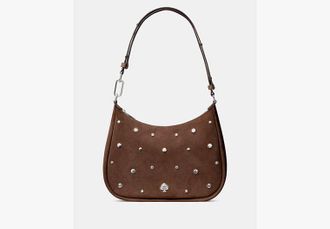 Kate Spade New York Kayla Suede Studs Large Shoulder Bag