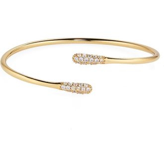 Argento Vivo Paisley Links Cubic Zirconia Open Bracelet in Gold at Nordstrom