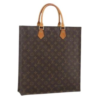 Louis Vuitton Pre-owned Tote Bags, female, Brown, Size: ONE SIZE Pre-owned Sac Plat Tote Bag