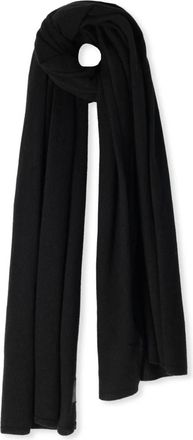 Guess Zwarte Brenton Sjaal - Dames - Wintersjaals - Zwart - ONE Size - Wol - Accessoires