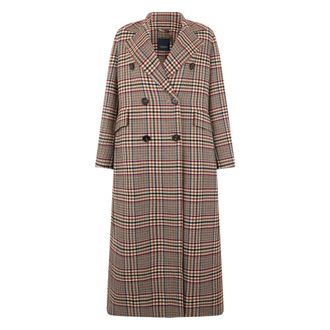 Max Mara Cristina Lange Woljas - Dames - Mantels - Veelkleurig - Maat: M Wol