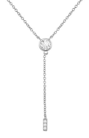 Untamed Petals Pilar Crystal Drop Pendant in Silver at Nordstrom