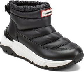 Hunter Annes Waterproof Faux Fur Lined Puffer Boot in Black at Nordstrom Rack, Size 5