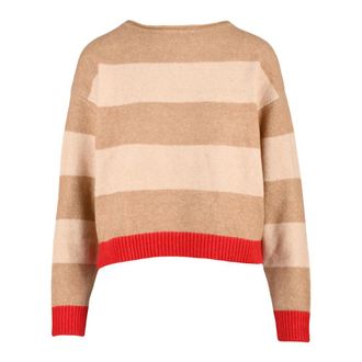 Twinset Round-neck Knitwear, female, Multicolor, Size: S Pullover Corto