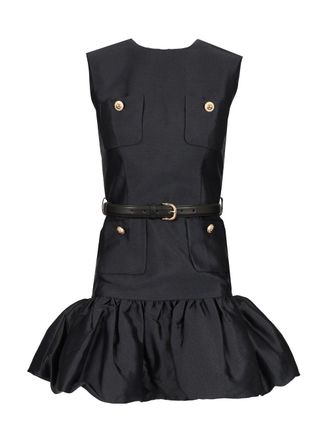 Self Portrait Taffeta Mini Dress Abiti Blu-Donna