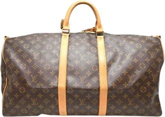 Louis Vuitton Vintage, unisex, Bruin, ONE Size, Pre-owned Boston Bag