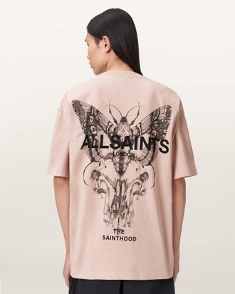 AllSaints Hallis Oversized Graphic T-Shirt