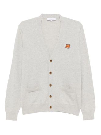 Maison Kitsuné Vest met vossenkop-patch - Grijs