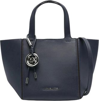 Michael Kors Jordi Handbag - Dames - Handtassen - Blauw - ONE Size - Leer - Tassen