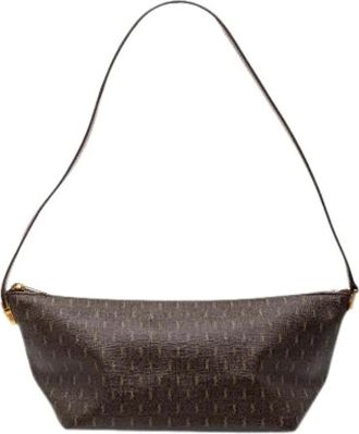 Saint Laurent Pre-owned Shoulder Bags, female, Brown, Size: ONE SIZE Pre-owned Fabric Shoulder Bag