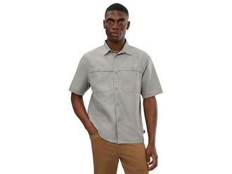 Mountain Hardwear Sun Drifttm Cooling Short Sleeve Shirt Mens Clothing Approaching Storm : 2XL, Polyester