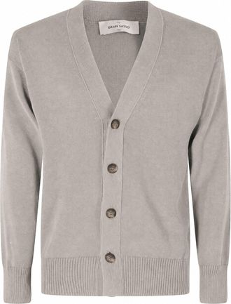 Gran Sasso Classic V-Neck Cotton Cardigan