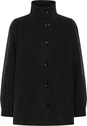 Part Two Cecilia PW Jas - Dames - Mantel - Zwart - S - Wol - Jassen