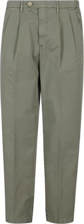 BRIGLIA 1949 Pantaloni Imperia con pieghe - Verde