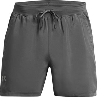 Under Armour Mens Ua Launch 5 Unlined Shorts Running Short Gray 3XL