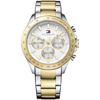 Tommy Hilfiger 1791226 Hudson Two Tone Mens Watch - Silver & Gold Stainless Steel - One Size