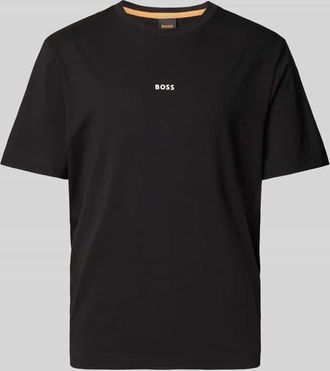 Boss Orange by Hugo Boss BOSS Orange T-Shirt mit Label-Print in Black, Größe XXXL