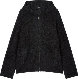 STUDIO TOMBOY zip-up hoodie - Black