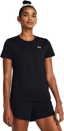 Under Armour Trainingsshirt UNDER ARMOUR TECH SSC - SOLID, Damen, Gr. XL, schwarz,, wei&szlig;, Obermaterial: 100% Polyester, Shirts Trainingsshirt, f&uuml;r vielseitige Akti