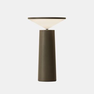 Leds - C4 Lampada Da Tavolo Cocktail Led 3w 237lm 2700k Grigio Oliva L&aacute;mpara De Mesa C&oacute;ctel Led 3w 237lm 2700k Gris Oliva