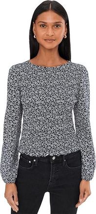 Madewell Smocked Boatneck Top Womens Clothing Classic Navy : LG (Womens 10-12), Cotton