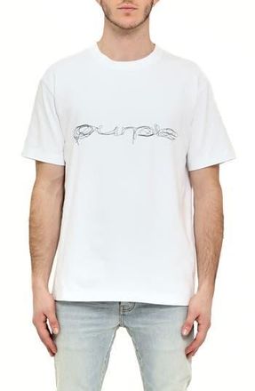 Purple Logo Graphic T-Shirt in White at Nordstrom Rack, Size Xx-Large