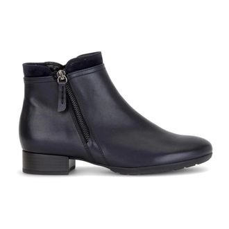Gabor Schoenen, Dames, Blauw, 39 EU, Leer, Enkellaarsjes