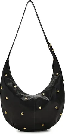 Madewell Essentials Curve Shoulder-Dome Stud Shoulder Womens Handbags True Black, Leather