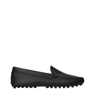 Tod's Tods Frauens Slipper aus schwarzem Leder