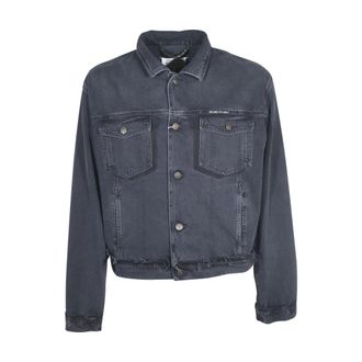 Maison Margiela Denim Jackets, male, Gray, Size: L Denim Jacket