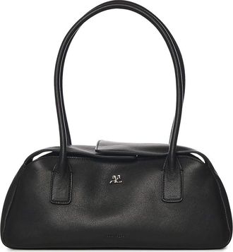 Courr&egrave;ges Leather Strip Bag