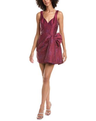 Aidan Mattox Jacquard Mini Dress