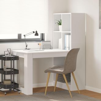 Berkfield Home White 122 x 67 x 145 cm Engineered wood & Particle board