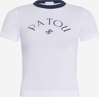 Patou Baumwoll-T-Shirt mit Logo