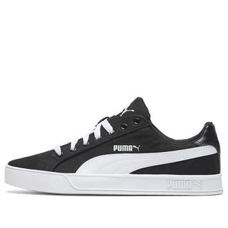 Puma Smash Vulc Canvas Black White 374754-02