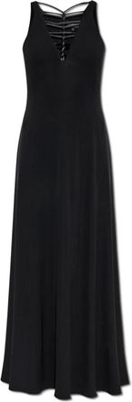 Emporio Armani Kleedjes, Dames, Zwart, 2Xs, Jurk met bandjes