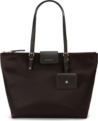 Carvela Womens Marcela Nylon Tote Bag - Brown - One Size