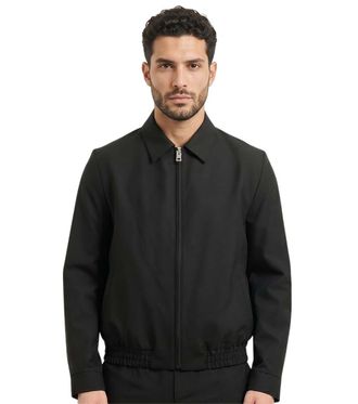 HUGO BOSS Black Shirt Collar Jacket
