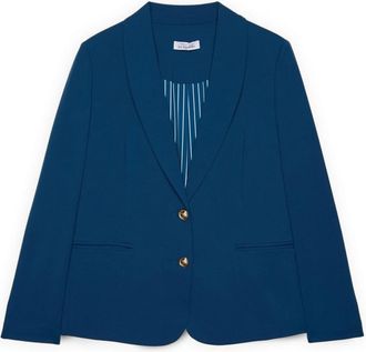 Fiorella Rubino Blazers - Dames - Blazers - Blauw - 2XL - Jassen