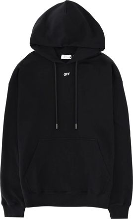 Off-white Black 3D Arrow Spray Cotton Hoodie