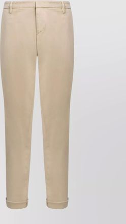 Dondup relaxed fit trousers cuffed hem