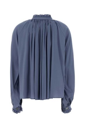 Pantaloni Torino Tw6sbl130stdic23 0330 Azzurro Grigio Exterior: Viscose Elastane Camicie Shirt