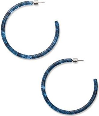 Machete Jewelry Large Hoops in Chambray at Nordstrom