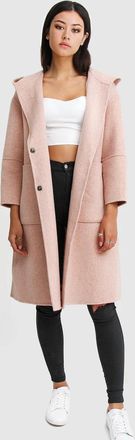 Belle & Bloom Walk This Way Wool Blend Oversized Coat