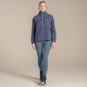 Craghoppers Dames/Dames Esk II Half Zip Fleece Top (Antraciet)