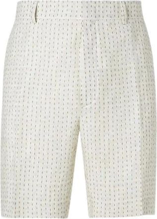 Fendi Casual Shorts, male, White, Size: XL Bermudas